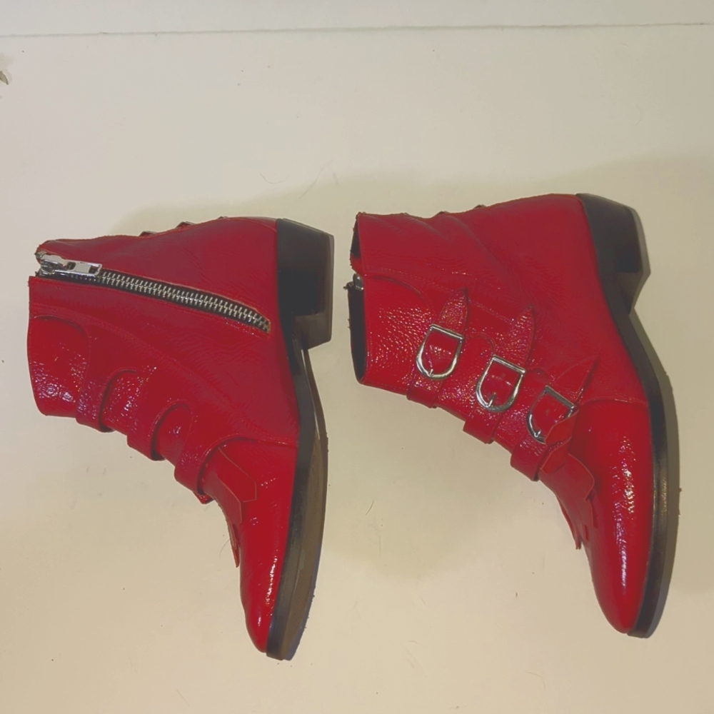 Modern Vice Red Leather boot - Picture 3 of 8